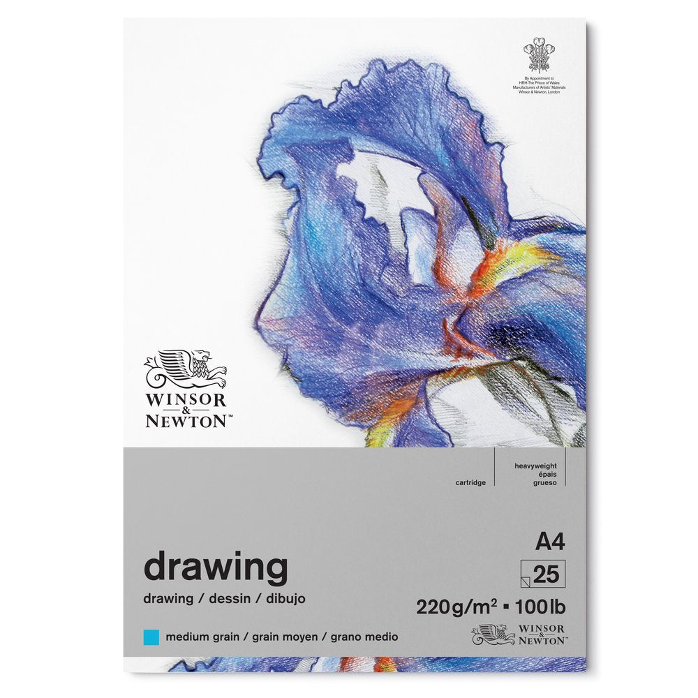 Winsor & Newton Çizim Bloknotu (Yapışkanlı) Hafif Dokulu 220gr A4 (21x29.7cm) 25 Sayfa