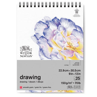 Winsor & Newton Çizim Bloknotu (Spiralli) Dokusuz 150gr 23x31cm 25 Sayfa