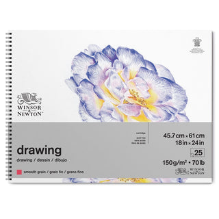 Winsor & Newton Çizim Bloknotu (Spiralli) Dokusuz 150gr 46x61cm 25 Sayfa