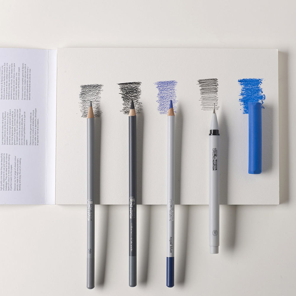 Winsor & Newton Çizim Bloknotu (Spiralli) Hafif Dokulu 150gr 28x36cm 25 Sayfa