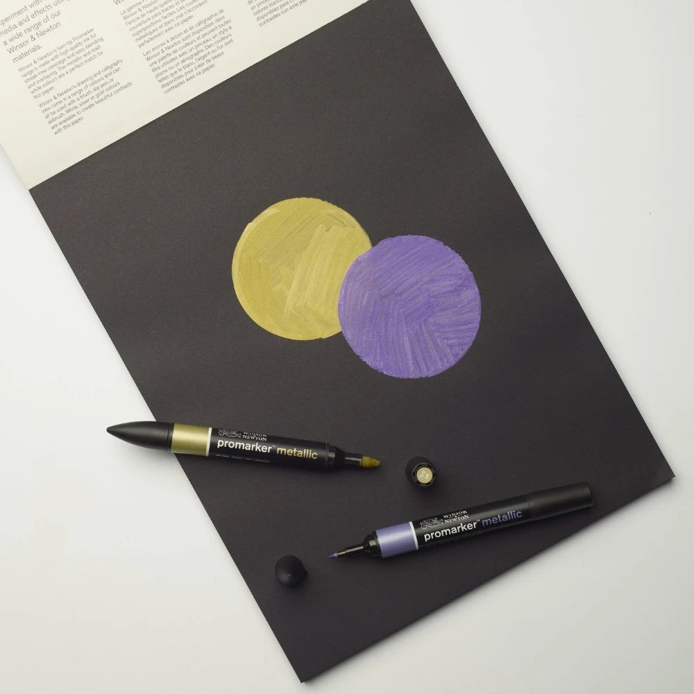 Winsor & Newton Siyah Çizim Bloknotu 200gr 25 Sayfa 28x36cm