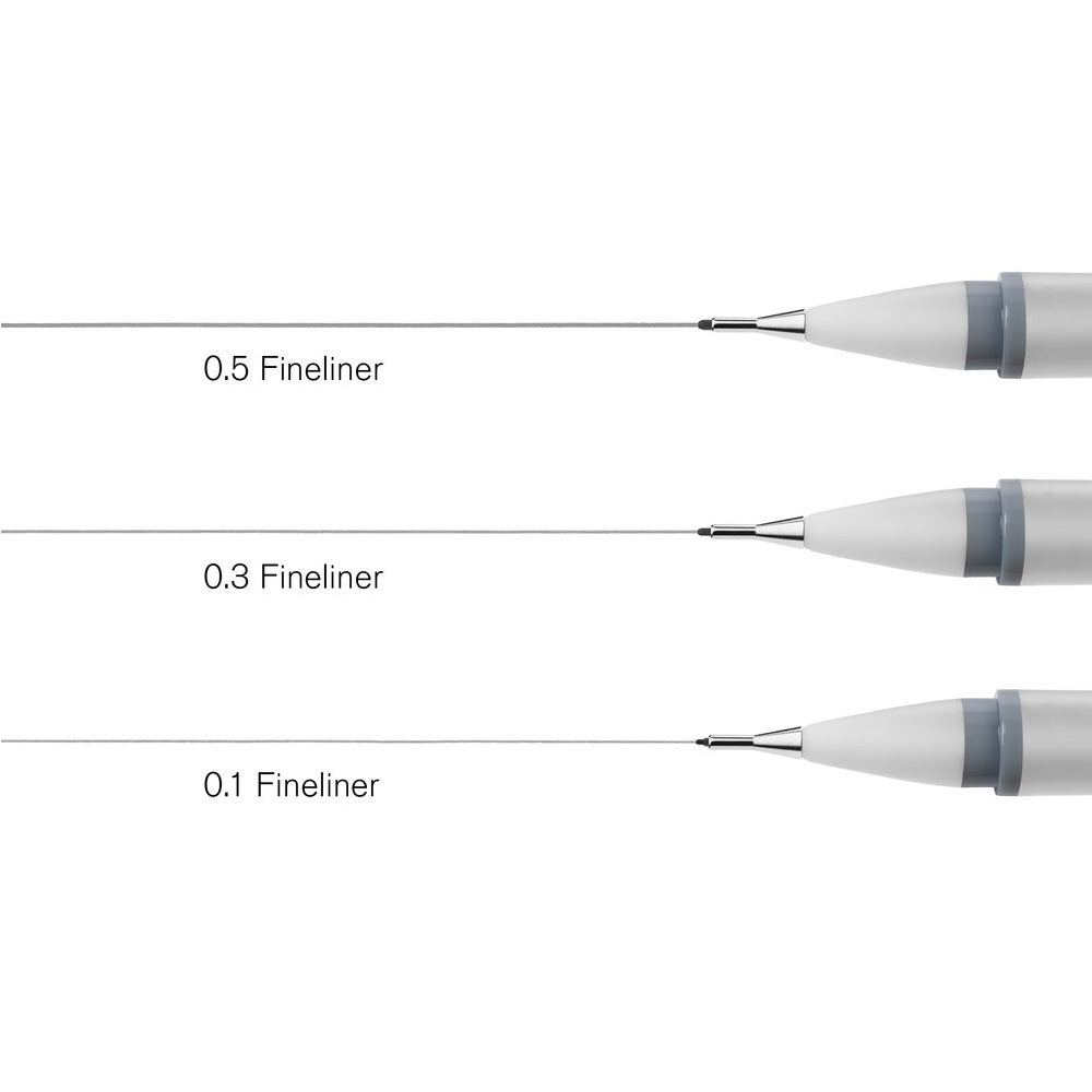 Winsor & Newton Fineliner 0.3mm Soğuk Gri İnce Çizim Kalemi