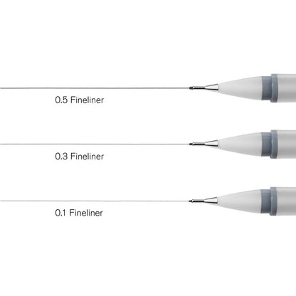 Winsor & Newton Fineliner 0.3mm Soğuk Gri İnce Çizim Kalemi