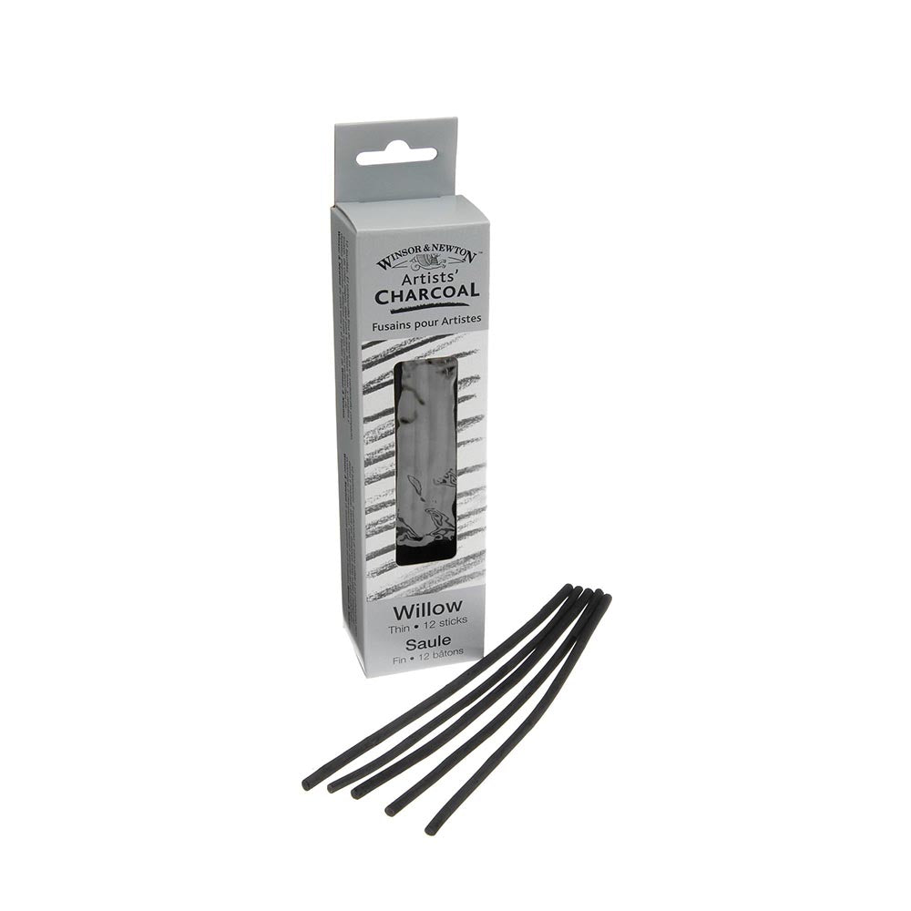 Winsor & Newton Willow Charcoal İnce Füzen Seti 3lü