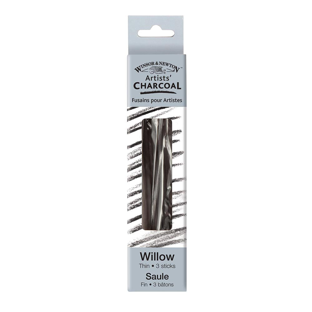 Winsor & Newton Willow Charcoal İnce Füzen Seti 3lü