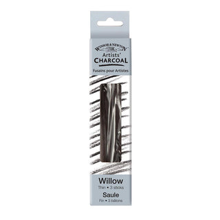 Winsor & Newton Willow Charcoal İnce Füzen Seti 3lü