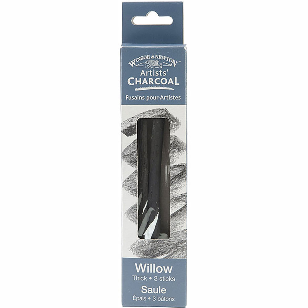 Winsor & Newton Willow Charcoal Kalın Füzen Seti 3'lü