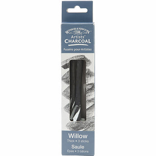 Winsor & Newton Willow Charcoal Kalın Füzen Seti 3'lü