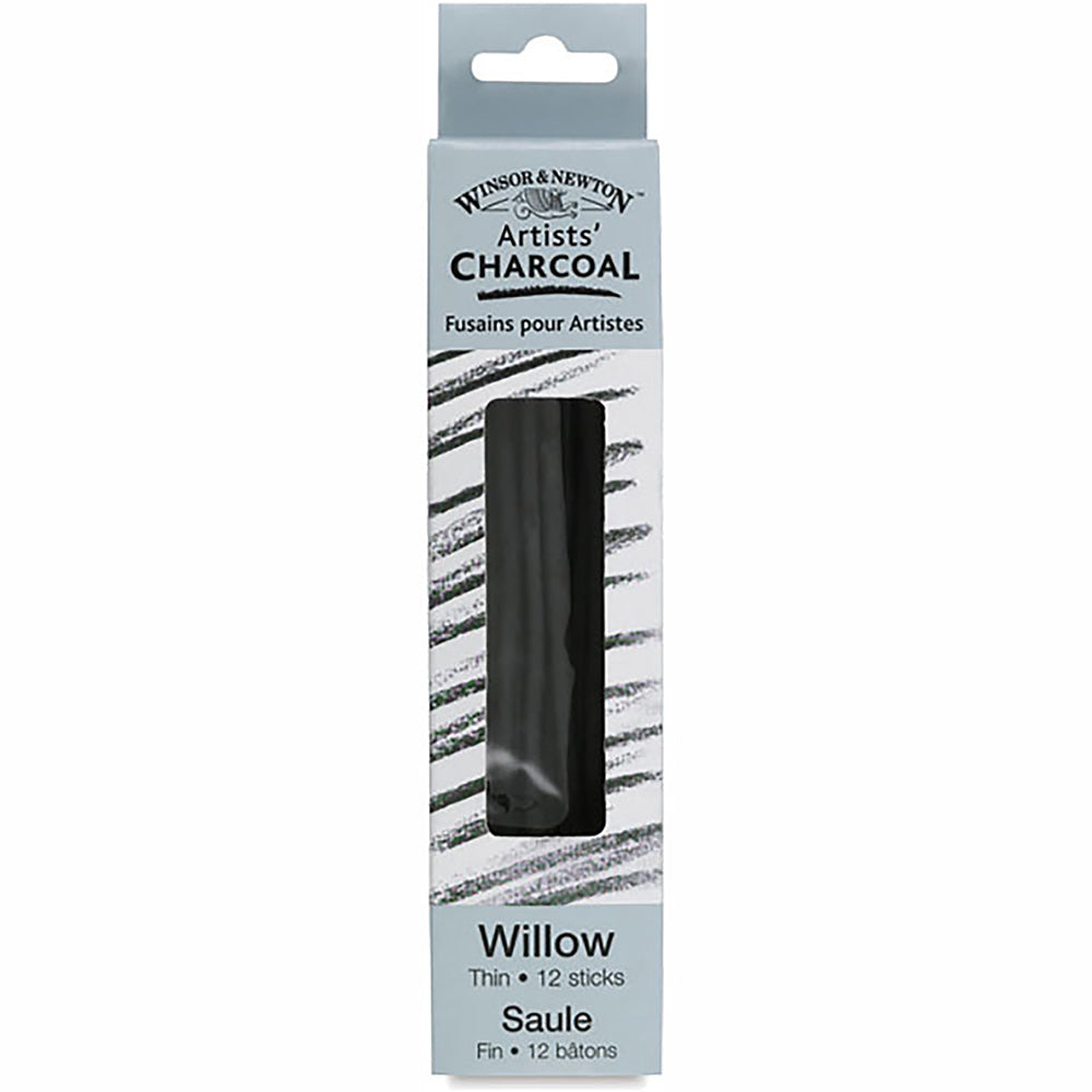Winsor & Newton Willow Charcoal İnce Füzen Seti 12'li