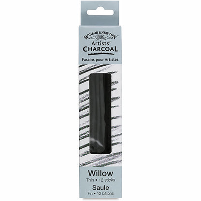 Winsor & Newton Willow Charcoal İnce Füzen Seti 12'li