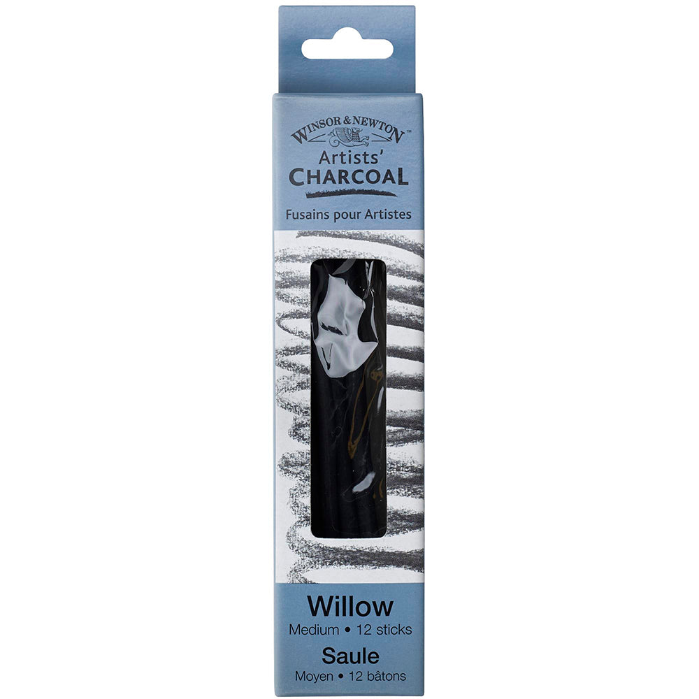 Winsor & Newton Willow Charcoal Orta Füzen Seti 12'li