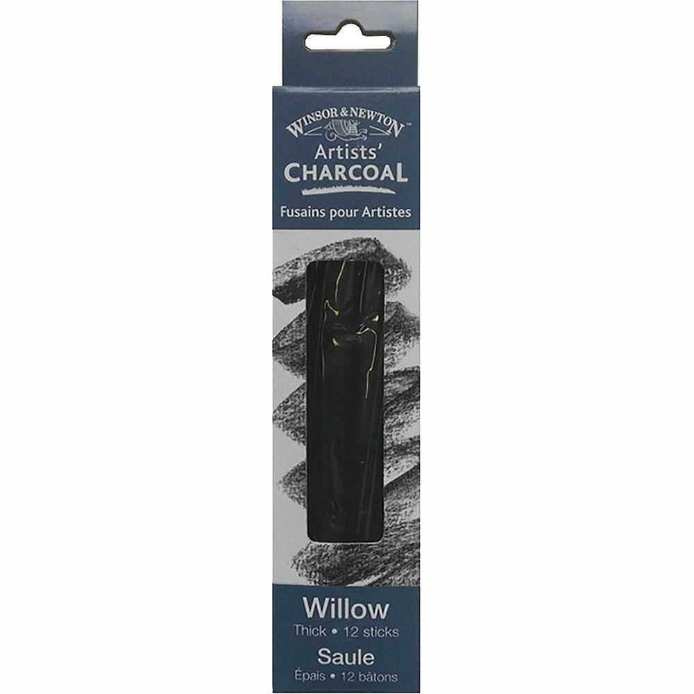 Winsor & Newton Willow Charcoal Kalın Füzen Seti 12'li