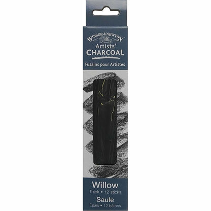 Winsor & Newton Willow Charcoal Kalın Füzen Seti 12'li