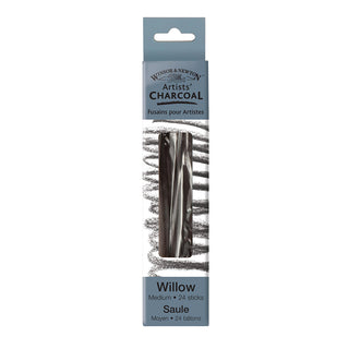 Winsor & Newton Willow Charcoal Orta Füzen Seti 24'lü