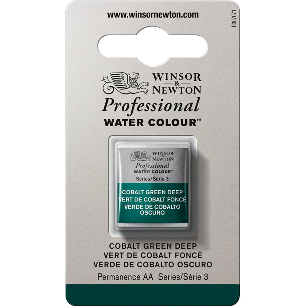 Winsor & Newton Professional Sulu Boya Cobalt Green Deep 185 S.3 (Yarım Tablet)
