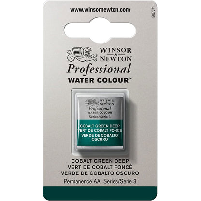 Winsor & Newton Professional Sulu Boya Cobalt Green Deep 185 S.3 (Yarım Tablet)