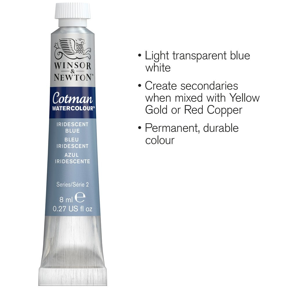 Winsor & Newton Cotman Sulu Boya 8ml Iridescent Blue 472 S.2