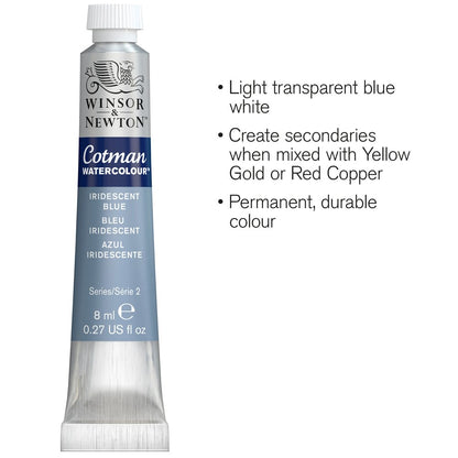 Winsor & Newton Cotman Sulu Boya 8ml Iridescent Blue 472 S.2