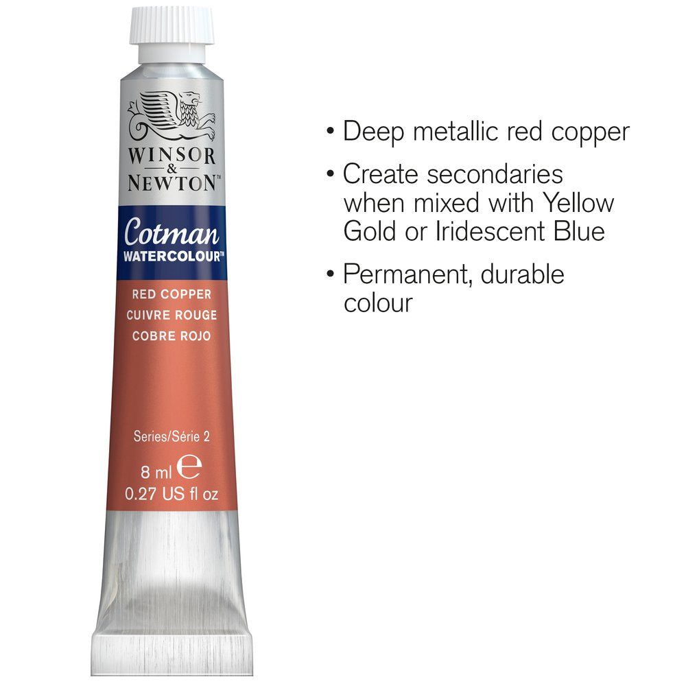 Winsor & Newton Cotman Sulu Boya 8ml Red Copper 471 S.2