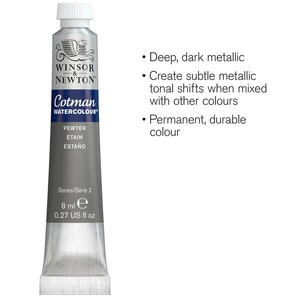 Winsor & Newton Cotman Sulu Boya 8ml Pewter 511 S.2