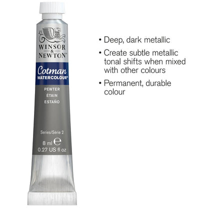 Winsor & Newton Cotman Sulu Boya 8ml Pewter 511 S.2