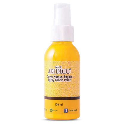 Artdeco Sprey Kumaş Boyası 100ml Sarı 1201