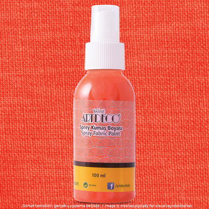 Artdeco Sprey Kumaş Boyası 100ml Turuncu 1203