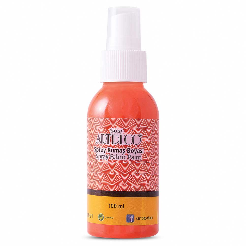 Artdeco Sprey Kumaş Boyası 100ml Turuncu 1203