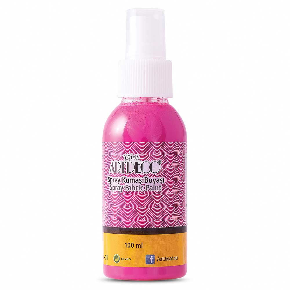 Artdeco Sprey Kumaş Boyası 100ml Pembe 1204