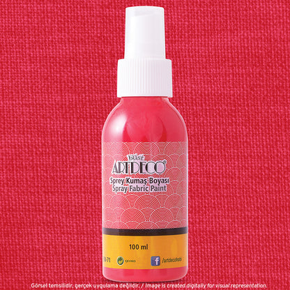 Artdeco Sprey Kumaş Boyası 100ml Kırmızı 1205