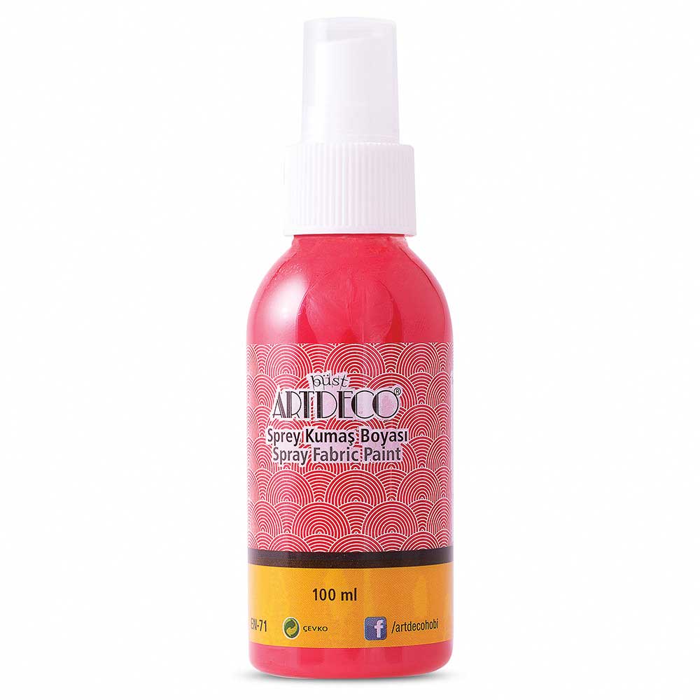 Artdeco Sprey Kumaş Boyası 100ml Kırmızı 1205