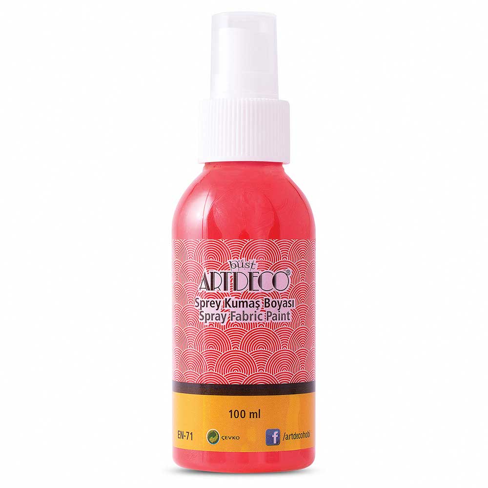 Artdeco Sprey Kumaş Boyası 100ml Skarlet 1207