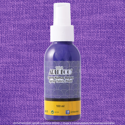 Artdeco Sprey Kumaş Boyası 100ml Mor 1208