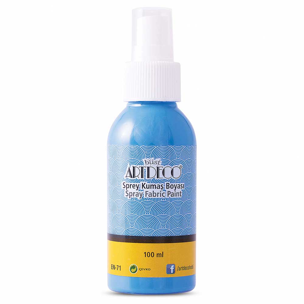 Artdeco Sprey Kumaş Boyası 100ml Açık Mavi 1209