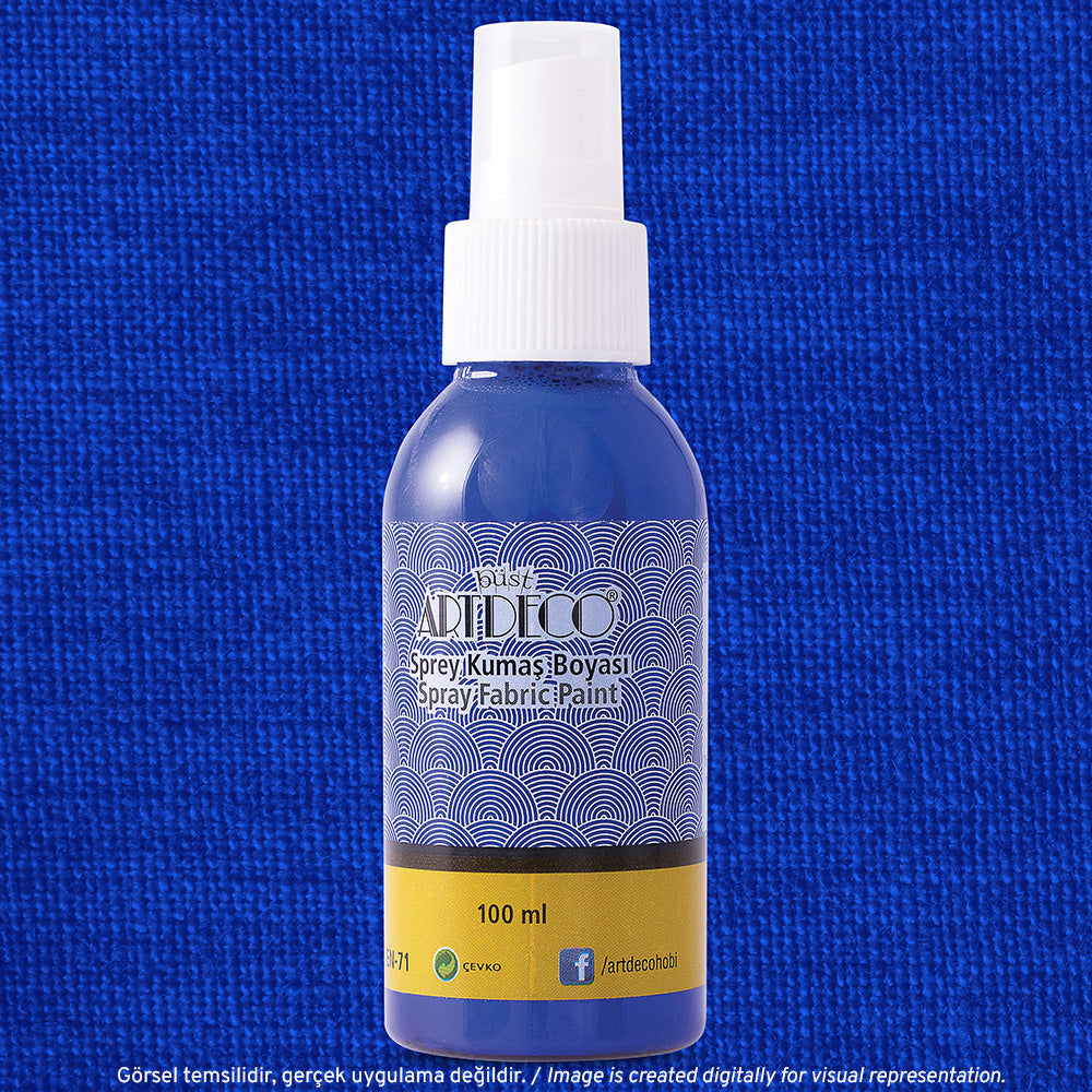 Artdeco Sprey Kumaş Boyası 100ml Ultramarin 1211