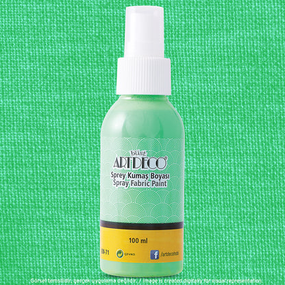 Artdeco Sprey Kumaş Boyası 100ml Açık Yeşil 1212