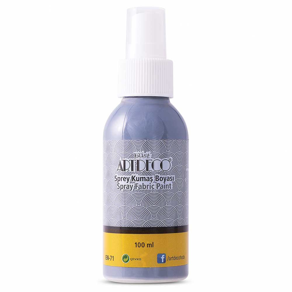 Artdeco Sprey Kumaş Boyası 100ml Gri 1217