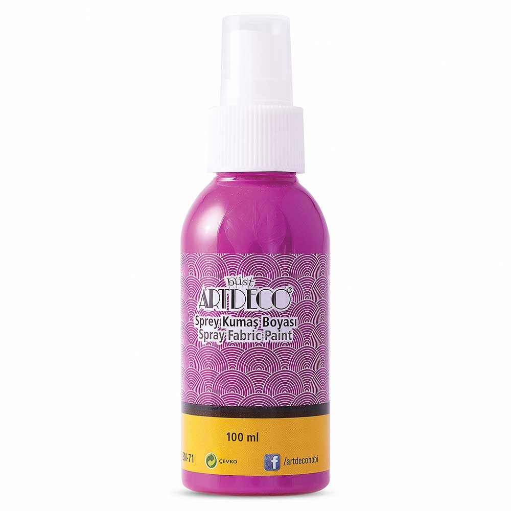 Artdeco Sprey Kumaş Boyası 100ml Fuşya 1232