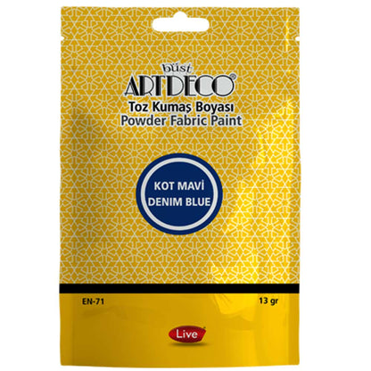 Artdeco Toz Kumaş Boyası 13gr Kot Mavi 1109