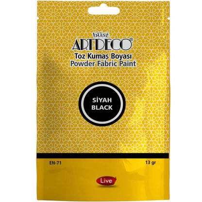 Artdeco Toz Kumaş Boyası 13gr Siyah 1118