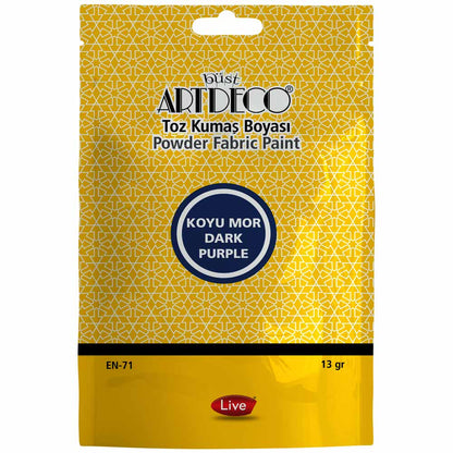 Artdeco Toz Kumaş Boyası 13gr Koyu Mor 1121