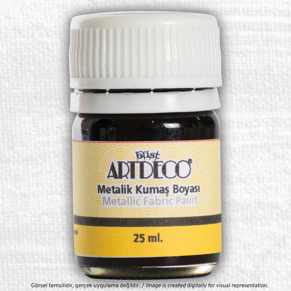 Artdeco Metalik Kumaş Boyası 25ml Beyaz 220