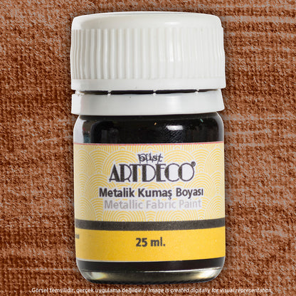 Artdeco Metalik Kumaş Boyası 25ml Bakır 228