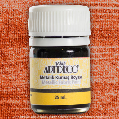 Artdeco Metalik Kumaş Boyası 25ml Mercan 229