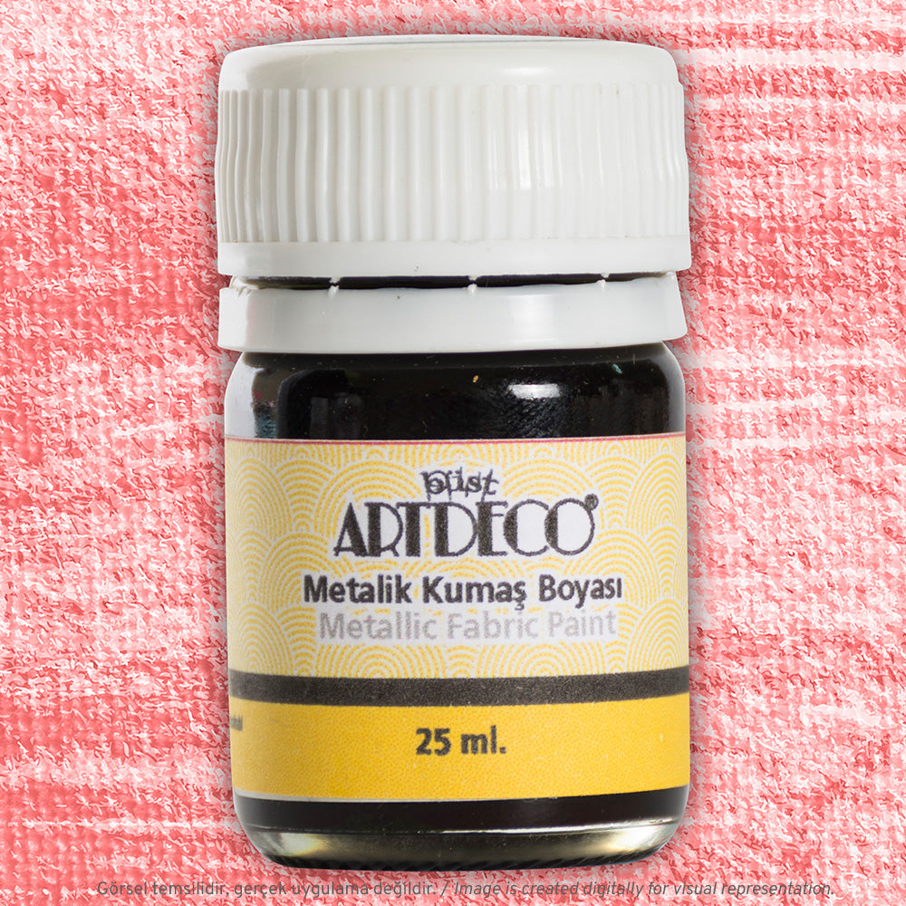 Artdeco Metalik Kumaş Boyası 25ml Kiraz 238