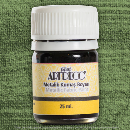 Artdeco Metalik Kumaş Boyası 25ml Yağ Yeşili 240