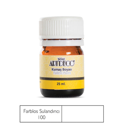 Artdeco Metalik Kumaş Boyası 25ml İnceltici (Farblos) 250