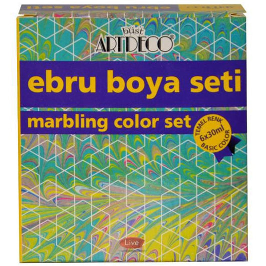 Artdeco Ebru Boyama Seti 6x30ml