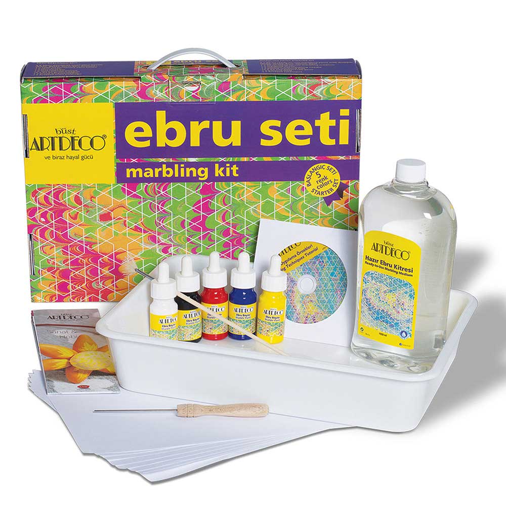 Artdeco Ebru Başlangıç Seti 5 renk