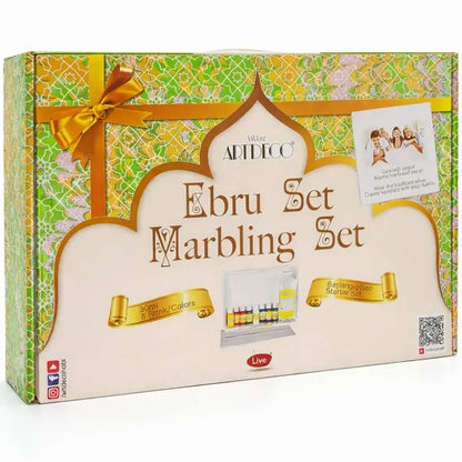 Artdeco Ebru Başlangıç Seti (A4 tekneli) 8x30ml